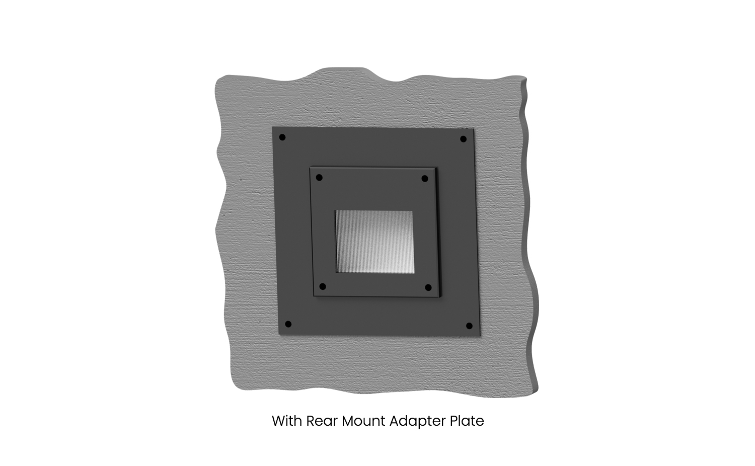 With Rear Mount Adapter Plate 