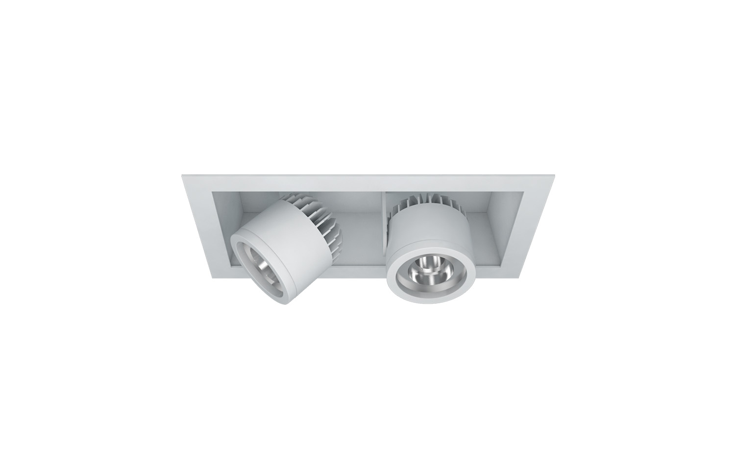 Semi-Recessed – 2 Light 