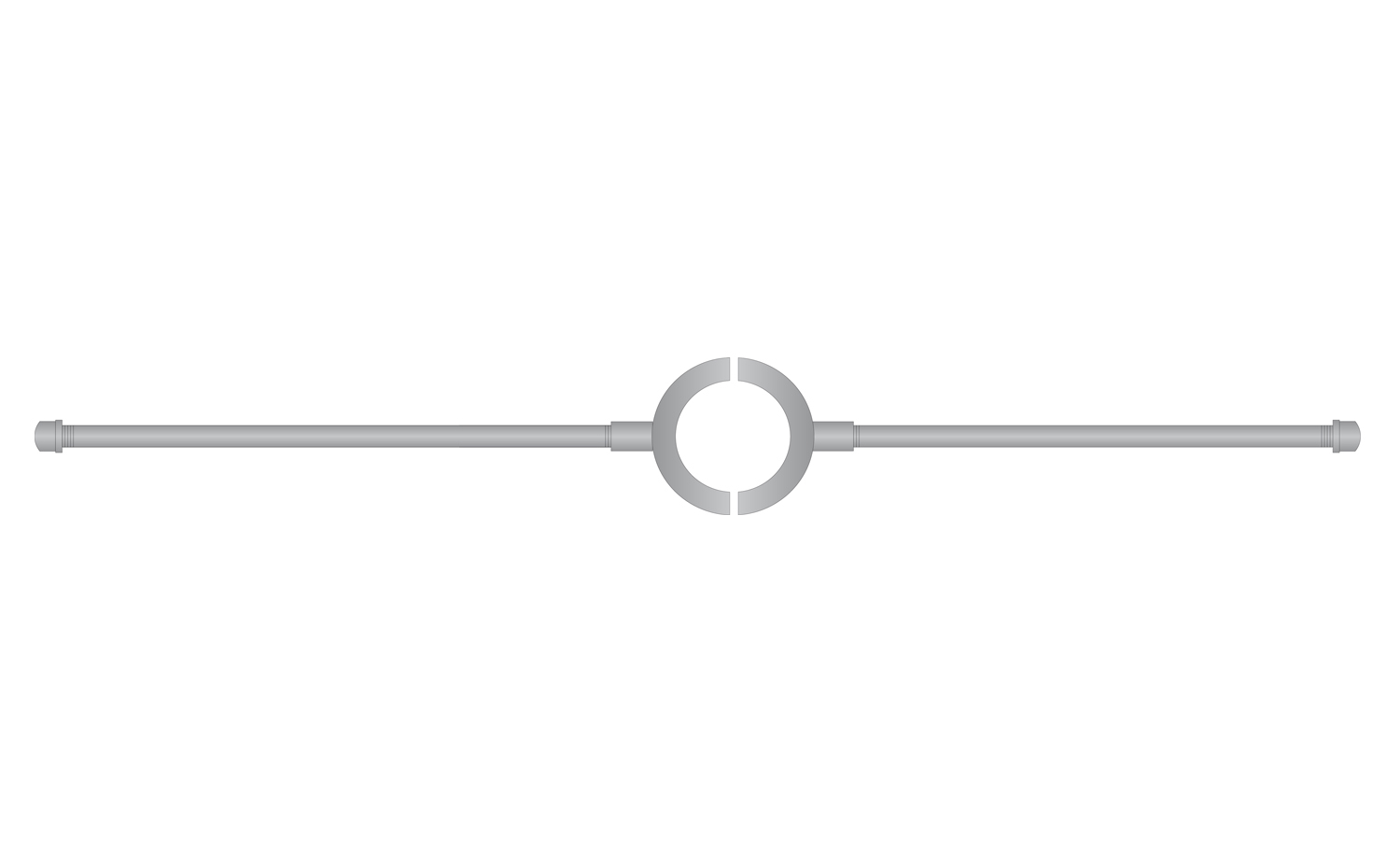 Banner Arm, Double, 4in OD