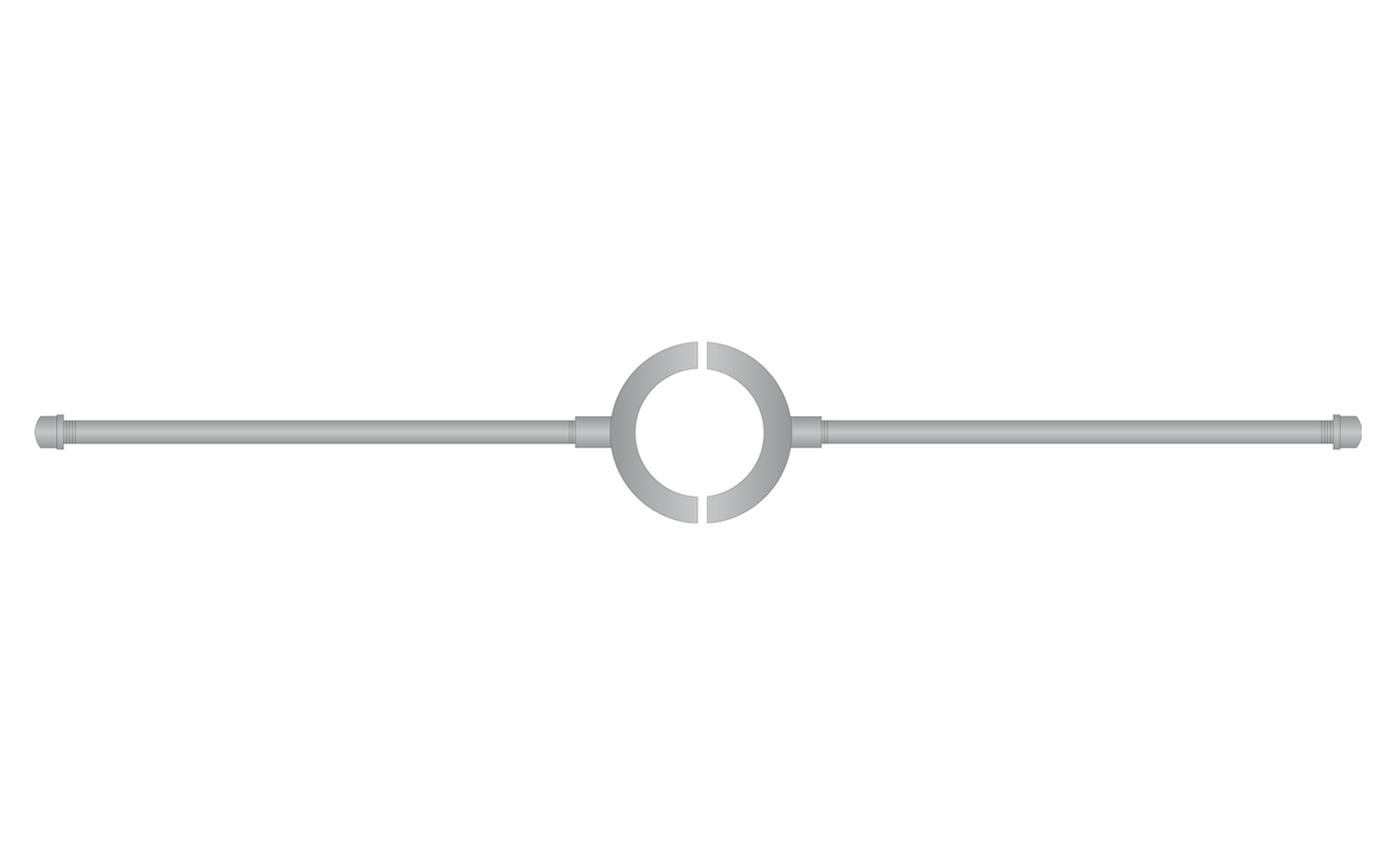 Banner Arm, Double, 5in OD 